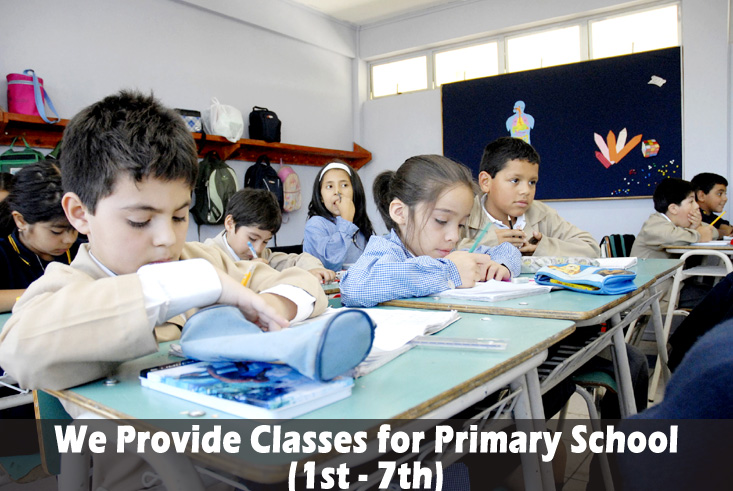 We provide classes for your children from Nursery to 7th